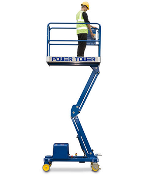 Power Tower Pts51 Powered Access Platform - Broughton Plant Hire